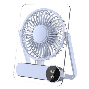 TUO29 100 Levels Desk Fan Wall HangingHandheld Foldable Table Cooling Fan Creative Ultra Quiet Small Air Circulating Fan Summer