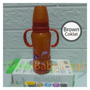 Minitree Botol Susu Bayi Regular Neck 260ml untuk Usia Bayi 6 Bulan Keatas Baby Feeding Bottle Bahan PP Tebal Berkualitas Sudah BPA Free Antipecah dan Bisa Direbus