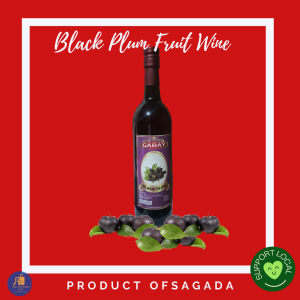 Black Plum Fruit Red Wine Fruit wine  of SAGADA 750ml made from SAGADA Mountain province FDA Approved red wine