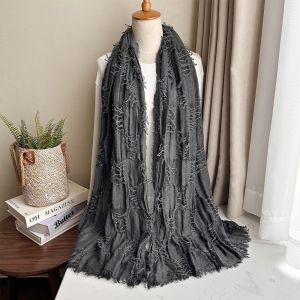 ZENO Cotton Linen Ruins Style Scarf Retro Gothic Steampunk Shawl Wrap Hip Hop Style Apocalyptic Scarves Outdoor