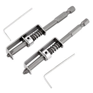 2set Spring-Loaded Screw Holder Anti-Shift Drilling Nails Positioner Spring Positioning Drill Penahan Mata Pemutar Skru