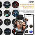 🔥COD🔥Aolon GT5 Pro Smartwatch Jam Tangan Pria Anti Air WATCH GT 5 Gift Strap 2024 Kompas Compass 100+ Sport Modes NFC Compass Blood Oxygen Tekanan Health Monitoring Swimming Bluetooth Call Message Push Wanita Kebugaran Luar Ruangan Olahraga Bulat Watch. 