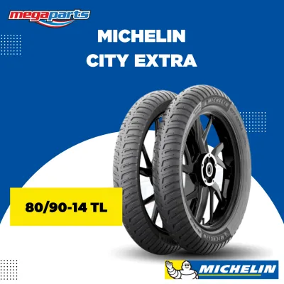 ยางนอกรถมอเตอร์ไซค์ MICHELIN CITY EXTRA มิชลิน ซิตี้ เอ็กตร้า (1เส้น) (Megaparts Store)
