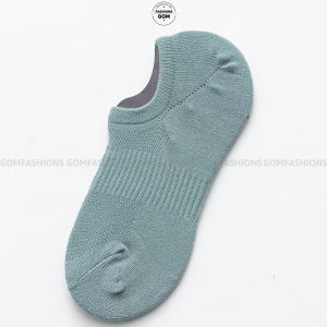 Tất tàng hình nam cao cấp có đệm silicon chống tuột gót chất liệu cotton hút ẩm khử mùi - HAI-MIA-1401-1DOI
