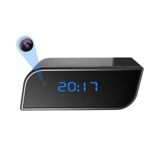 ALPHA HD 1080P Mini Camera Clock Wifi IP Camera Connect to Cellphone Home Security Control Concealed IR Night View