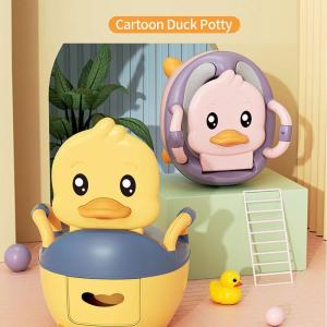 Baby Children Toilet Training Anti-slip Potty Seat Cute Potty Training Seat Comfortable Backrest Cartoon Toilet Suit For 1-6 Years