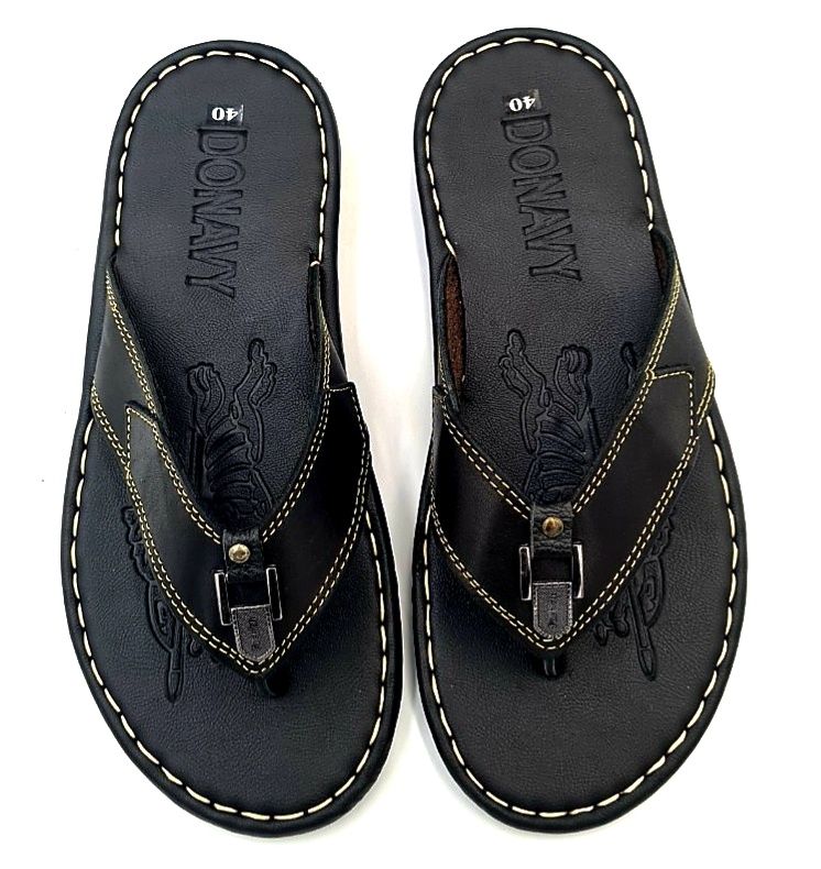 100% Genuine Cow Leather Toe Slippers, High Quality Mens Shoes 12 Months Warranty Shop Kinson. 