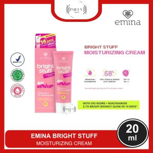 Emina Bright Stuff Moisturizing Cream Pelembab Wajah Mencerahkan - 20ML