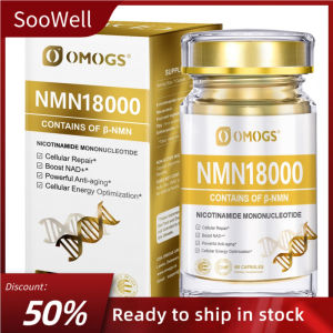 OMOGS NMN 18000 - NMN Nicotinamide Mononucleotide Supplement with Resveratrol Anti-Aging
