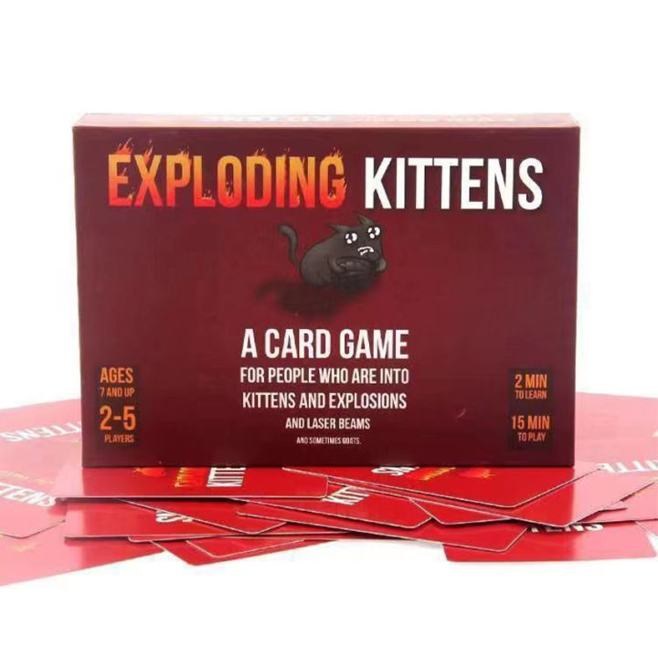 Explosive Kitty Exploding Kittens Original Versions Card Game - A Card Game about ...