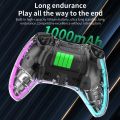 จอย Bluetooth PC, Android, IOS, Nintendo Switch เป็น Joystick Gamepad จอยไร้สาย แบตเตอรี่ในตัว Wireless Gaming Controller รองรับ Touch pad จอยสติ๊ก Touchpad. 