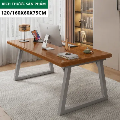 Bàn làm việc bàn gaming đa năng mặt gỗ dày 30mm khung thép chống ghỉ phủ sơn tĩnh điện thương hiệu IGA - GM121