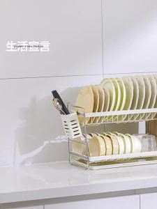 IGDL D rainer ชั้นวางจานจานชั้นเก็บจานชามครัว D rainer D rainer ชั้นวางชามคู่ชั้นวาง