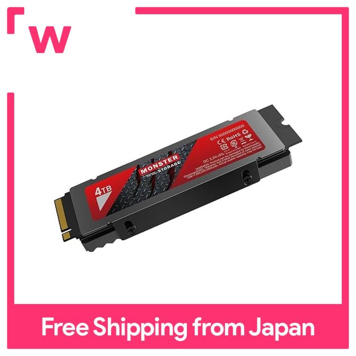 新品未開封 MonsterStorage M.2 SSD 4TB NVMe m.2 SSD Monster Storage 4TB NVMe