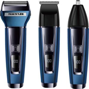 Lưới bay fs-877 Máy cạo râu điện đa chức năng cho nam máy cắt tóc máy cắt lông mũi với màn hình kỹ thuật số