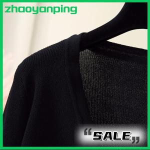 zhaoyanping Women Shrugs Solid Elegant Breathable Leisure Cardigans Korean Style All-match Shawl Tops