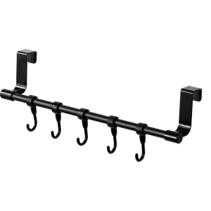 Stainless Steel Door Back Hook Bathroom Towel Rack Kitchen Rag Hanger Household Towel Storage Rack