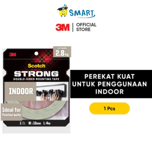 (1BIJI)3M INDOOR MOUNTING TAPE 12MMX4M 110-M12