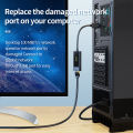 DORAN USB 3.0 to Ethernet Adapter RJ45 to Thunderbolt 3 Type C Gigabit Network LAN Converter 100Mbps 1000Mbps MacBook. 