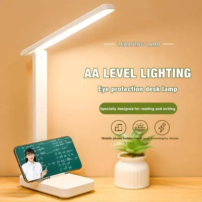 Table Lamp LED Stand Desk Lamp USB Rechargeable 360° Flexible Rotatable Touching Control 3 Brightnes