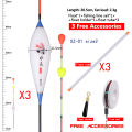 Cái/lốc 3 Cái Phao Có Đuôi Trượt + 3 Ống Phao + 1 Bộ Dây Câu + 1 Giá Đỡ Phao Dụng Cụ Câu Cá Phao Sông Hồ Nano Dụng Cụ Câu Cá. 