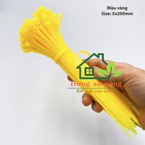 DRTM520TQ - Dây rút nhựa tháo mở tái sử dụng nhiều lần xem trong mô tả giúp ( sét 100 sợi size 5x200mm )