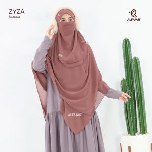 Alfajar - Square Bandana Instan ZYZA Jumbo Ceruty Babydoll Premium Jilbab Kotak Bandana Instan