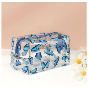 Big Waterproof Transparent Pencil Case PVC Stationery Bag