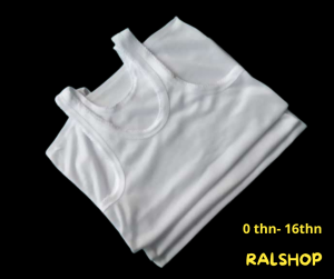 12pcs Kaos Dalam Anak Laki dan Perempuan Singlet Putih Polos