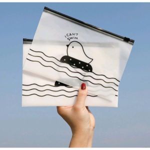 Travel Pouch Zipper - Tas Kosmetik Anti Air
