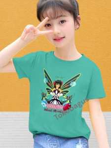 Printing DTF / Kaos Anak Perempuan Usia 1 - 12 Tahun Sakura School Capung DTF Printing Digital
