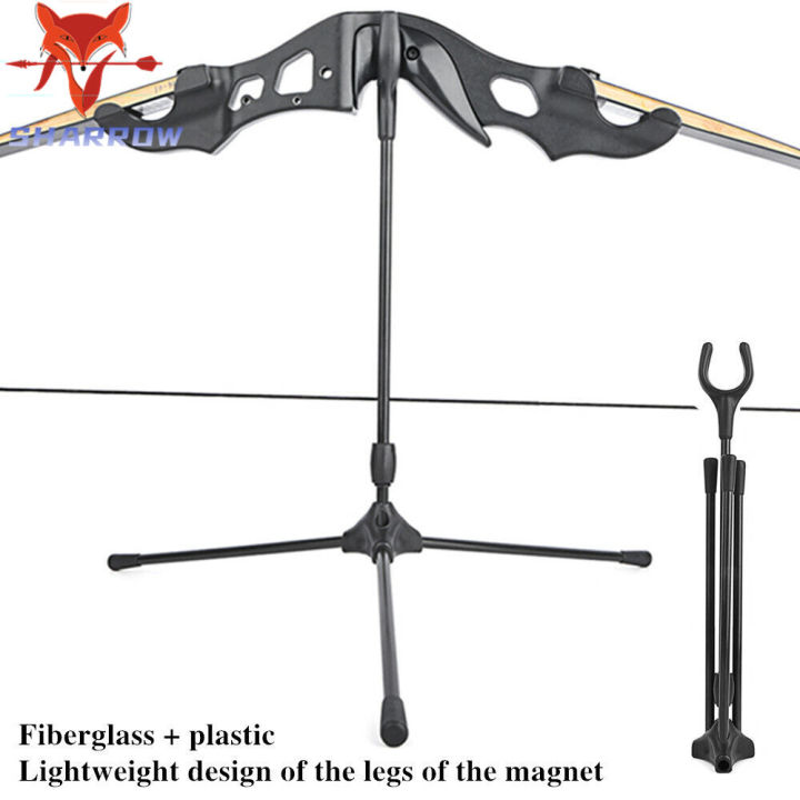 AKT-QT546B Bow Stand Lightweight Recurve Bow Rack Holder Longbow ...