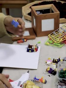 Picture Frame Display Stand diy Thickened Three-Dimensional Hollow Specimen Display Frame 6 Inch 7 Inch 10 Inch   Dried Flower Photo Frame