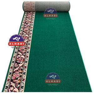 Karpet Masjid Dubgra Logiz METERAN Ukuran 100 x 120cm Sajadah Mushola Tebal 11mm Terlaris