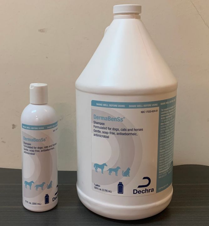 Dechra DermaBenSS Shampoo Repacked 150-450ml Antifungal Benzoyl ...