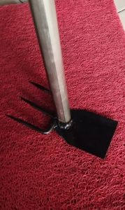 Cangkul Garuk Mini 2in1 40 Cm Dua Fungsi mata Garuk