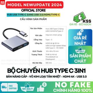Bộ Chuyển Hub Type-C sang HDMI 4K/USB/TypeC 4in1 cho điện thoại  máy tính bảng  laptop - Hỗ trợ Samsung Dex - KSS Phụ Kiện macbook computer usb  hub