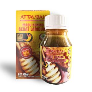 Madu Kuning Sehat Lambung Attaubah 350gr Ampuh Atasi Maag GERD Asam Lambung Naik Nyeri Ulu Hati - BERSERTIFIKAT HALAL & BPOM