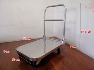 รถเข็น รถเข็นสแตนเลส รับน.น. 250-600 กิโล: คุณสมบัติของรถเข็นแบบสแตนเลส