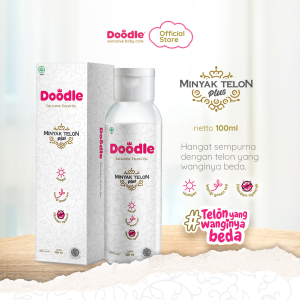 DOODLE MINYAK TELON Ukuran 100ml ( Telon Doodle Wangi Green Tea ) Untuk Bayi