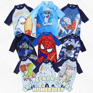 baju renang anak laki laki cowok karakter spiderman 1-12 tahun murah terlaris COD bayar ditempat