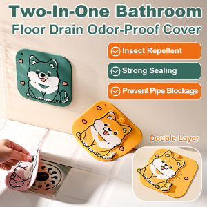 Anti-odor Mat Visual Attraction Silicone Bathroom Floor Drain Odor Control Cover
