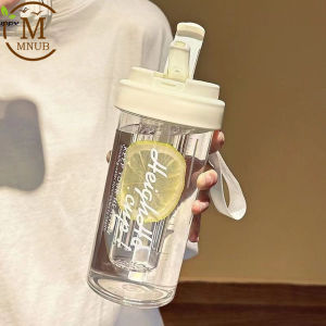 กระบอกน้ำBy MothhlE600ML ขวดน้ำพลาสติกพกพา พกไปออกกำลังกาย ดื่มระหว่างวัน พกพาเดินทาง