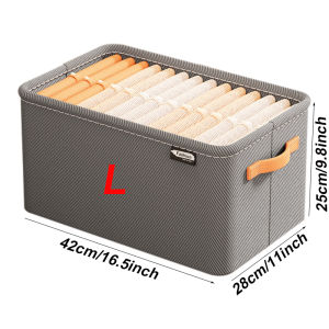 Foldable Clothes Storage Box Organizer Panty Beyond The Box Storage Bag Ottoman Toy Storage Dustproof waterproof thickened Foldable Storage Organizer Box Large Cabinet Wardrobe For Clothes Storage Organizer Foldable Desktop Storage Basket