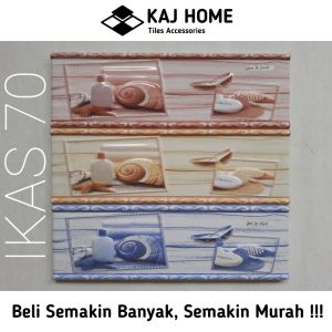 Lis Keramik Dinding Timbul Ukuran 8x25 cm Import 1