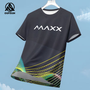 Maxx T-Shirt Mens Casual Top Breathable Mens Sports T-Shirt Mens Universal Shirt
