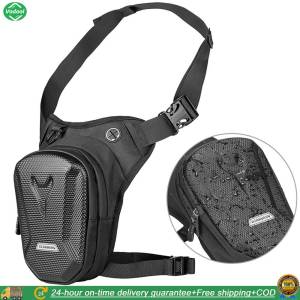 RZAHUAHU Riding Motorcycle Leg Side Bag Hard Shell Motorbike Phone Waist Pack[2-days delivery]