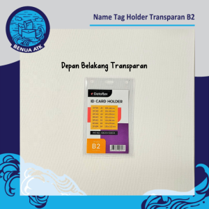 ID Card Holder / Name Tag Plastik Mika B2 Dataflex (isi 20pcs)