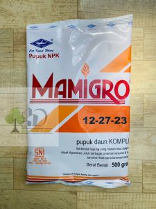 Pupuk NPK Daun KOMPLIT MAMIGRO 12-27-23 dari CAP KAPAL TERBANG