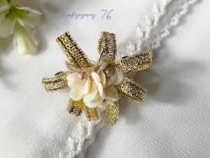 Aksesoris 76 - Bros Bunga/Pin Hijab /Peniti Dagu Handmade